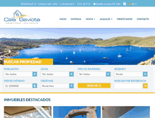 Tablet Screenshot of calagaviota.com